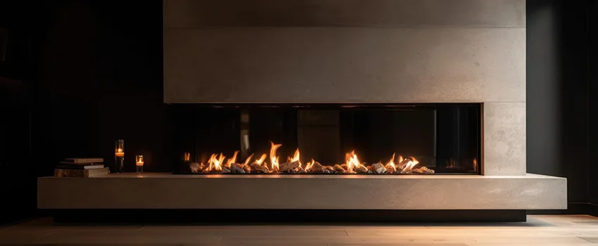 Gas Fireplace Ember Bed Design Services in San Dimas, California