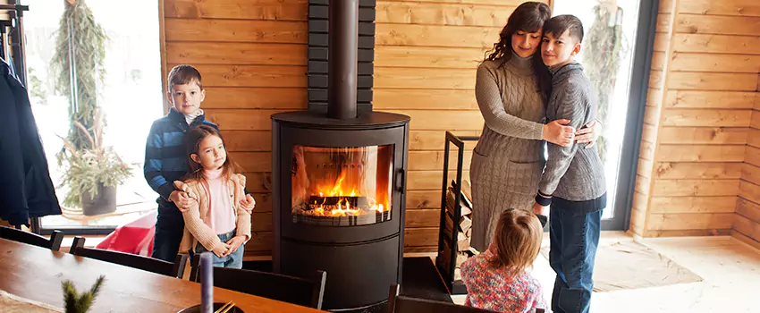 Morso Cast Iron Fireplace Insert Installation in San Dimas, California