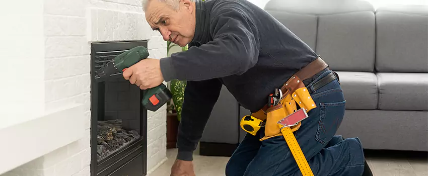 New Indoor Fireplace Installation in San Dimas, California