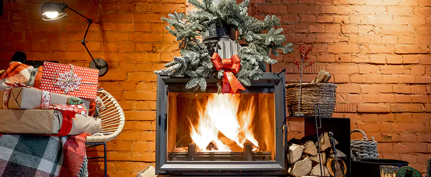 Travis Industries Linear Gas Fireplace Installation in San Dimas, California