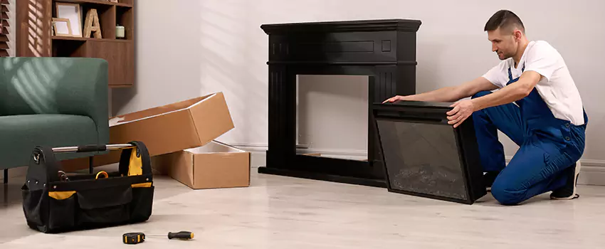 Old Rusted Metal Fireplace Repair And Replacement in San Dimas, CA